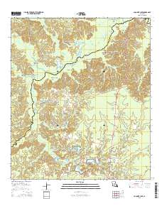 Cocodrie Lake 2015 topographic map thumbnail