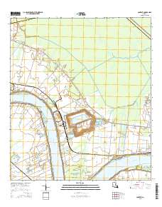 Convent 2015 topographic map thumbnail