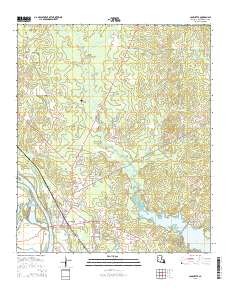 Coushatta 2015 topographic map thumbnail