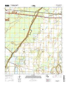 Crew Lake 2015 topographic map thumbnail