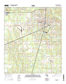 DeRidder 2015 topographic map thumbnail
