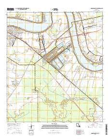 Donaldsonville 2015 topographic map thumbnail