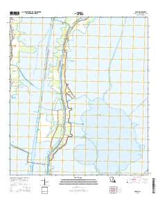 Dulac 2015 topographic map thumbnail