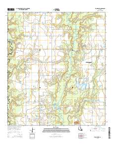 Evangeline 2015 topographic map thumbnail