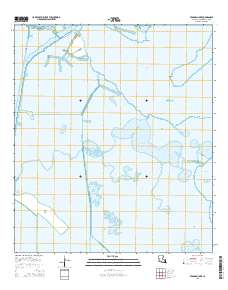 Fearman Lake 2015 topographic map thumbnail