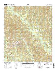 Flat Creek 2015 topographic map thumbnail