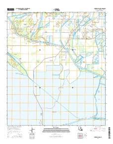 Forked Island 2015 topographic map thumbnail
