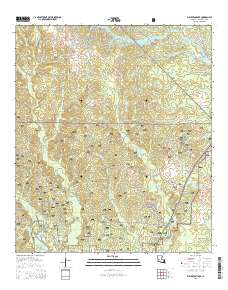 Fullerton Lake 2015 topographic map thumbnail