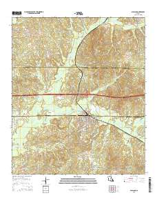 Gibsland 2015 topographic map thumbnail