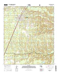 Glenmora 2015 topographic map thumbnail