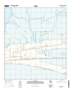 Grand Bayou 2015 topographic map thumbnail