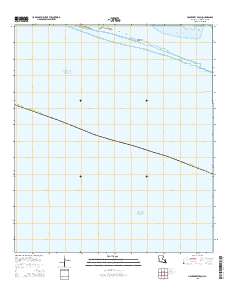 Hackberry Beach 2015 topographic map thumbnail