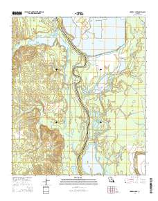 Harrell Lake 2015 topographic map thumbnail