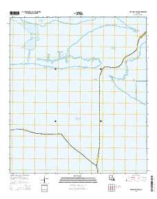 Hell Hole Bayou 2015 topographic map thumbnail