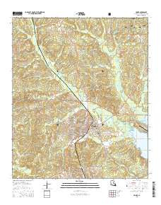 Homer 2015 topographic map thumbnail
