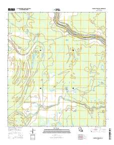Ile Natchitoches 2015 topographic map thumbnail