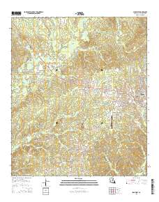 Jena West 2015 topographic map thumbnail