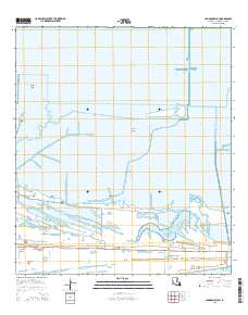 Johnson Bayou 2015 topographic map thumbnail