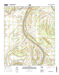Jonesville South 2015 topographic map thumbnail