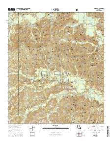 Kisatchie 2015 topographic map thumbnail