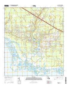 Lacombe 2015 topographic map thumbnail