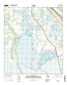 Lafitte 2015 topographic map thumbnail