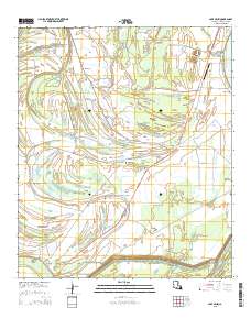 Lake Bruin 2015 topographic map thumbnail