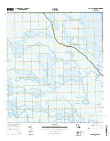 Lake Cuatro Caballo 2015 topographic map thumbnail