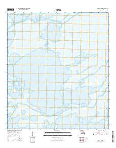 Lake Mechant 2015 topographic map thumbnail