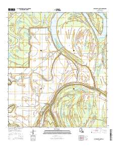 Larto Lake South 2015 topographic map thumbnail