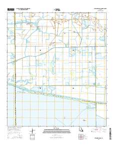 Latanier Bayou 2015 topographic map thumbnail