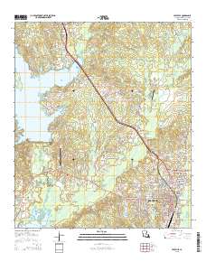 Leesville 2015 topographic map thumbnail