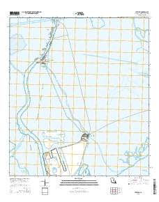 Leeville 2015 topographic map thumbnail
