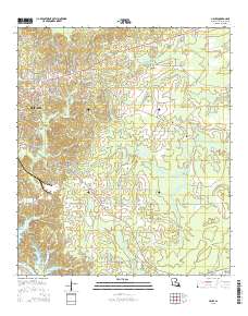 Libuse 2015 topographic map thumbnail