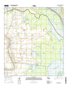 Loreauville 2015 topographic map thumbnail