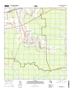 Lower Vacherie 2015 topographic map thumbnail