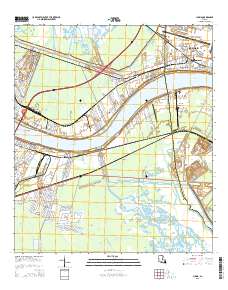 Luling 2015 topographic map thumbnail