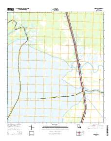 Manchac 2015 topographic map thumbnail