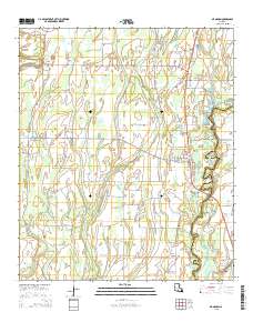 Mangham 2015 topographic map thumbnail
