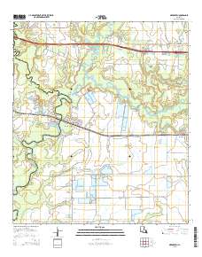 Mermentau 2015 topographic map thumbnail