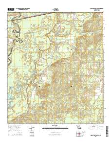 Merryville South 2015 topographic map thumbnail