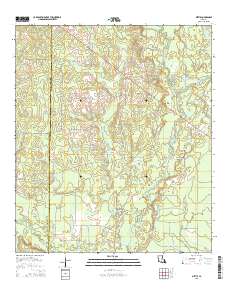 Mittie 2015 topographic map thumbnail