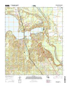 Mooringsport 2015 topographic map thumbnail