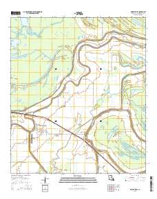 Moreauville 2015 topographic map thumbnail