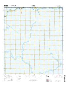 Morgan City SE 2015 topographic map thumbnail