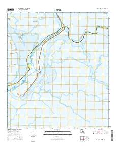 Morgan City SW 2015 topographic map thumbnail