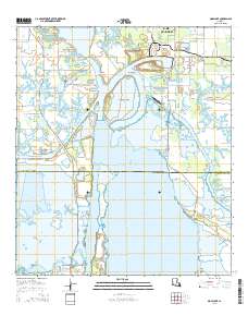 Moss Lake 2015 topographic map thumbnail