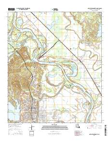 Natchitoches North 2015 topographic map thumbnail