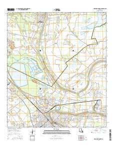 New Iberia North 2015 topographic map thumbnail