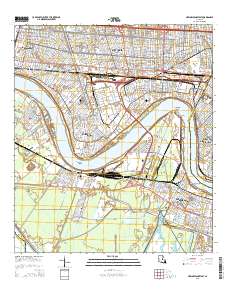 New Orleans West 2015 topographic map thumbnail